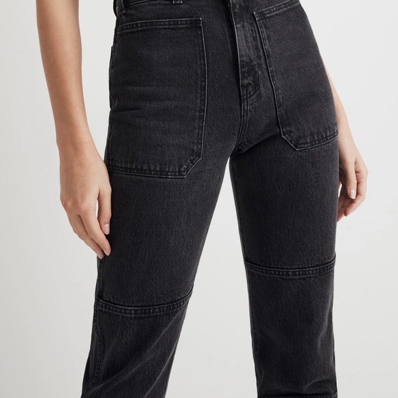 Madewell 90’s Straight Utility High Rise Jeans in Camplin Wash Size 24 - Picture 4 of 11